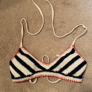 Striped Bikini Top